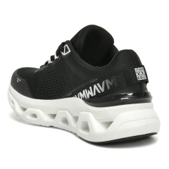 Tênis Feminino Esportivo Via Marte 378-001 Preto e Branco - comprar online