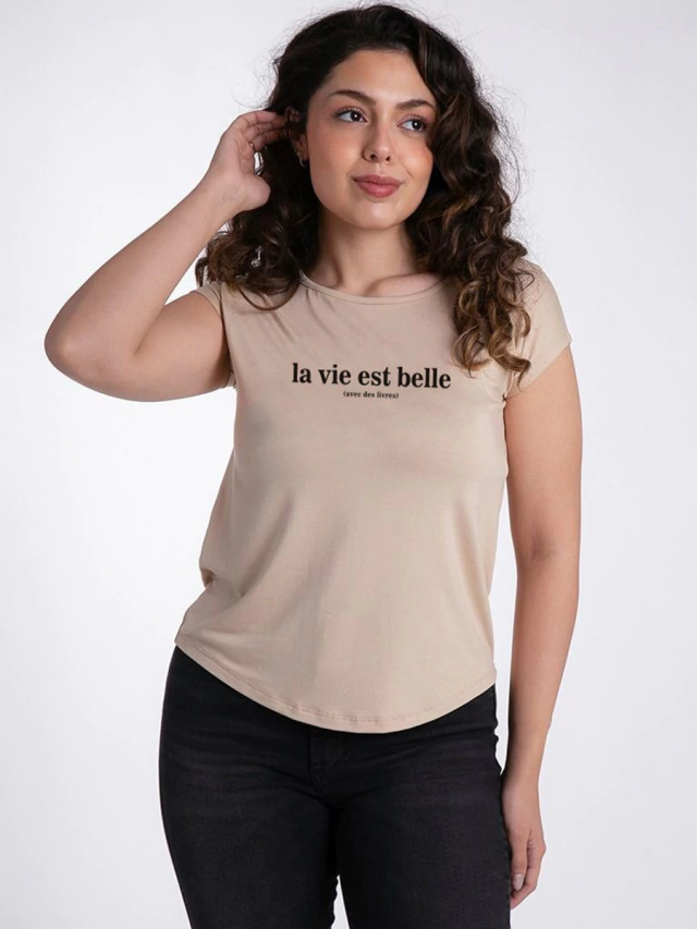 Remera marena le vie est belle dollman — imagen 10