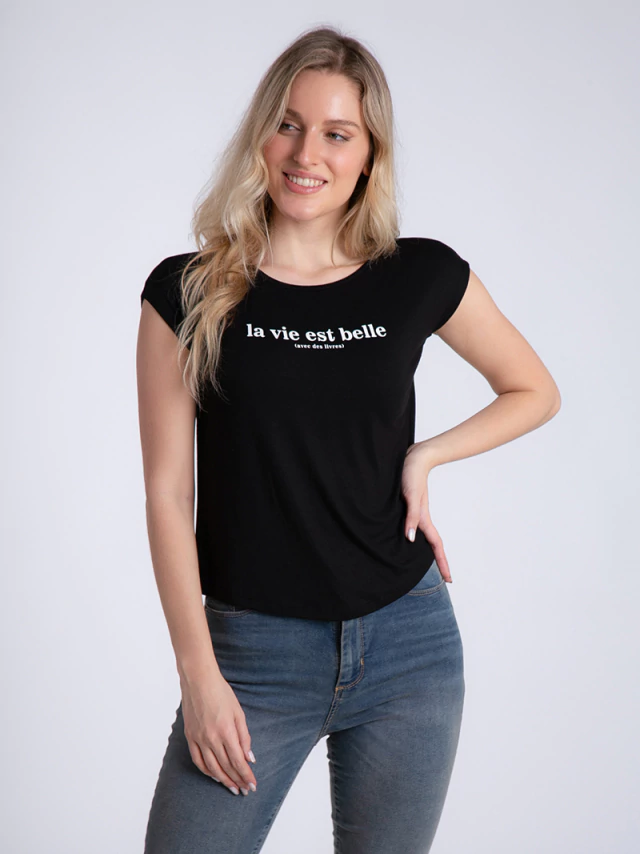 Remera marena le vie est belle dollman — imagen 7