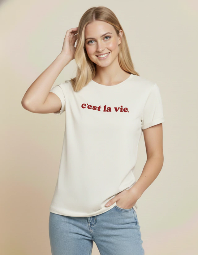 Remera Diva Cest La Vie T: S/L (RC002010) — imagen 3