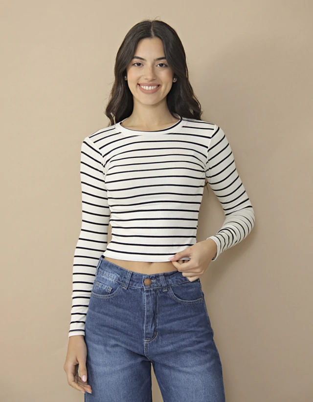 Remera Dijon Morley rayada CR Onyx Jeans — imagen 11