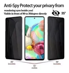 Vidrio Anti Espía protector de pantalla Samsung - comprar online