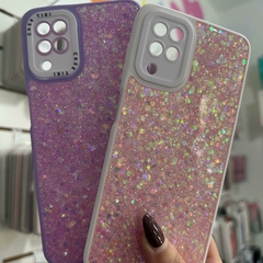 Imagen de Funda Brillosa + Pop Socket para Samsung