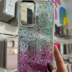 Funda degrade brillosa Verde con Violeta - comprar online
