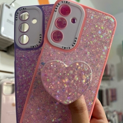Funda Brillosa + Pop Socket para Samsung - tienda online