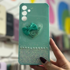 Funda brillo corazón Samsung A15 - comprar online