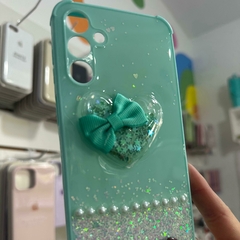 Funda brillo corazón Samsung A15 en internet