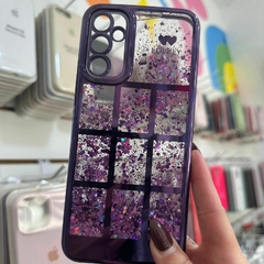 Funda con movimiento (agua y brillo) Samsung A14 - Happy Móvil