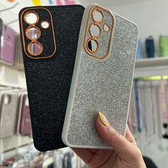 Funda Brillosa con dorado para Samsung - Happy Móvil