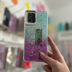 Funda degrade brillosa Verde con Violeta - tienda online