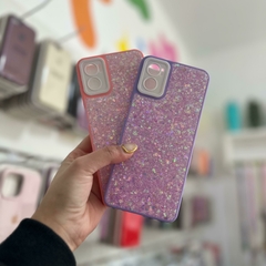 Funda Brillosa + Pop Socket para Motorola en internet