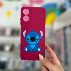 Funda Silicona de Stitch Motorola E14/ g04/g04s