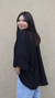 BLUSA PAULINE PLAIN - NEGRO - El Galpon de Silvina