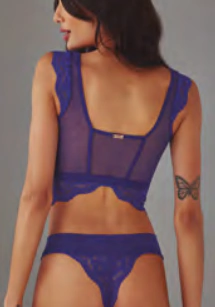 Cropped em Tule Renda Wish - comprar online