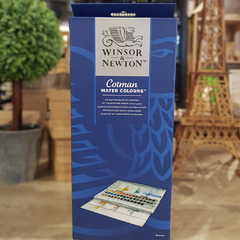 Set estudio de media pastillas Cotman Water Colours x 45pc/pz- Winsor & Newton - tienda online