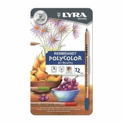 12 Lápices Lyra Rembrandt Polycolor Lata en internet
