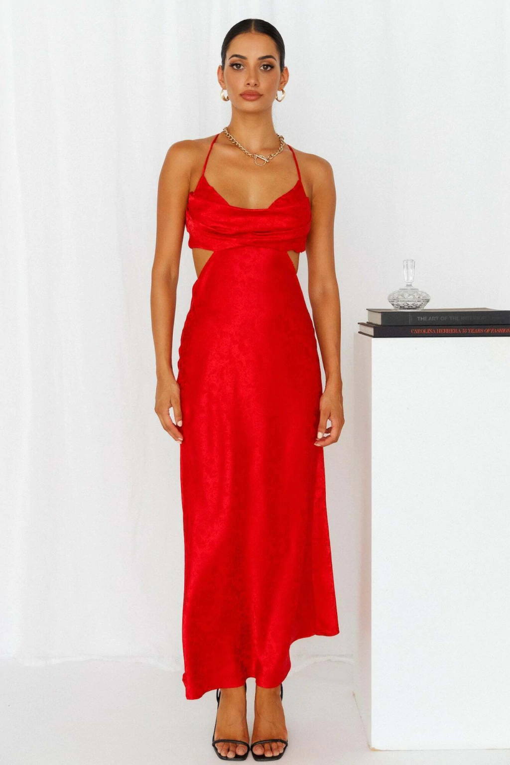 Bruna Maxi Dress Red