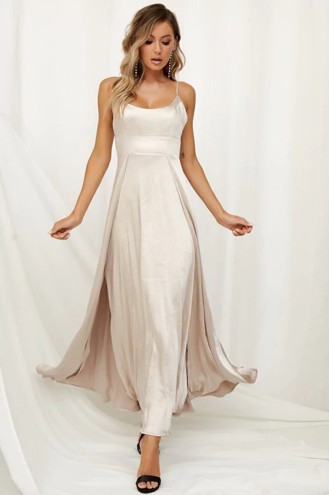 Valley Maxi Dress Champagne