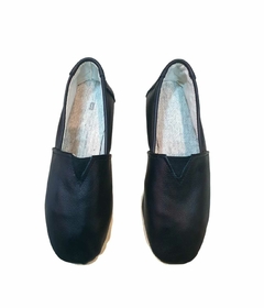 Alpargatas de Cuero Con Base de Simil Yute - OVEY
