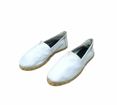 Alpargatas de Cuero Con Base de Simil Yute