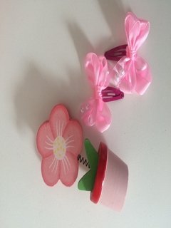 Par de lacinhos no Tic-Tac colorido - Princesas Baby