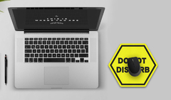 Mousepad / Imã Decorativo ColorFun – Do Not Disturb - comprar online