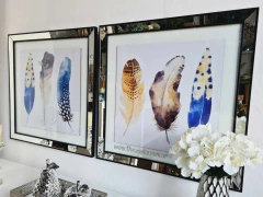 Set x2 cuadros Be Free 64x64cm - comprar online
