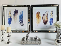 Set x2 cuadros Be Free 64x64cm