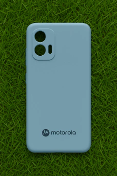 Silicone Case Con Felpa Con Logo - Moto G73 - tienda online