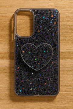 Funda Rígida Full Brillo con PopSocket Corazón - Samsung A13 en internet