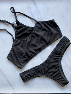 conjunto deportivo roma con less tiro alto algodon