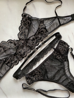 Set liguero Greta lurex less tiro alto - tienda online
