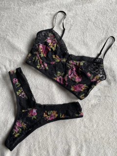 Conjunto orion estampado microtul - soltar lenceria