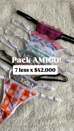 7 LESS X $42.000 - PACK 7 DIAS- - soltar lenceria