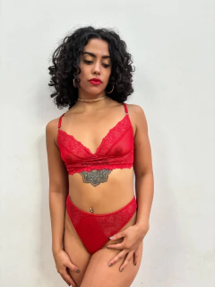 Conjunto greta red - soltar lenceria