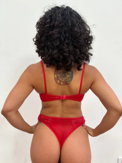 Conjunto greta red en internet