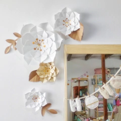 Set de 4 Flores de Papel - comprar online