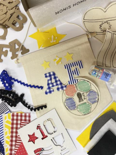 BANDERINES CON HISTORIA: Kit creativo textil