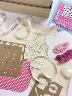 MANOS A LA OBRA: Kit Delantal Creativo - Monis Home