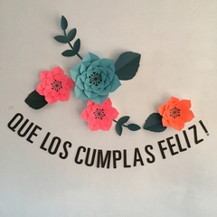 Imagen de Set de 4 Flores de Papel