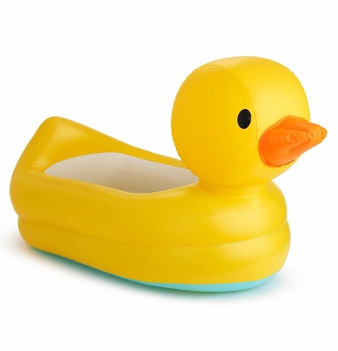 Banheira Inflável com Indicador de Temperatura Munchkin Patinho Amarelo