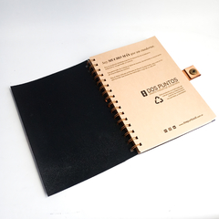 Cuaderno Cinturón Dos Puntos Scrapy A5 Reciclado Sustentable - DOS PUNTOS DI