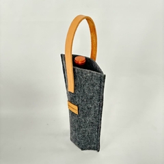 Porta botella vino Scrapy cuero Reciclado Sustentable - comprar online