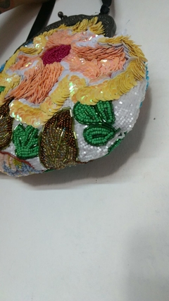 Pochette Bordado Flores - tienda online
