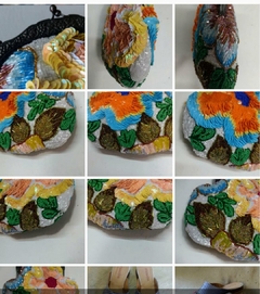 Pochette Bordado Flores