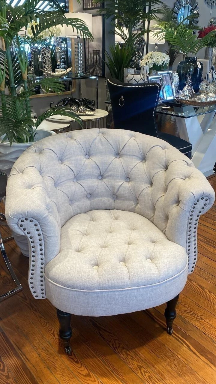 Sillón individual en Capitone