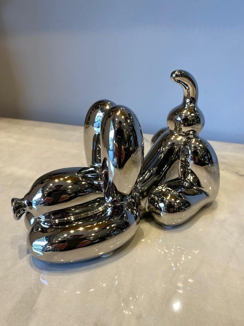 Perro globologia sentado