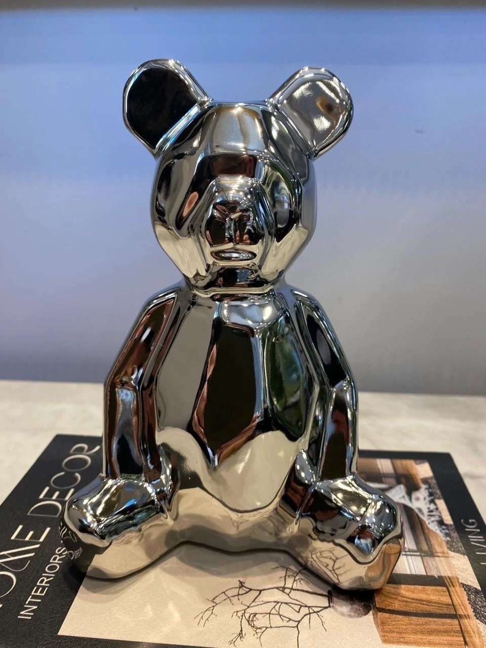 Osito Teddy en cerámica esmaltada