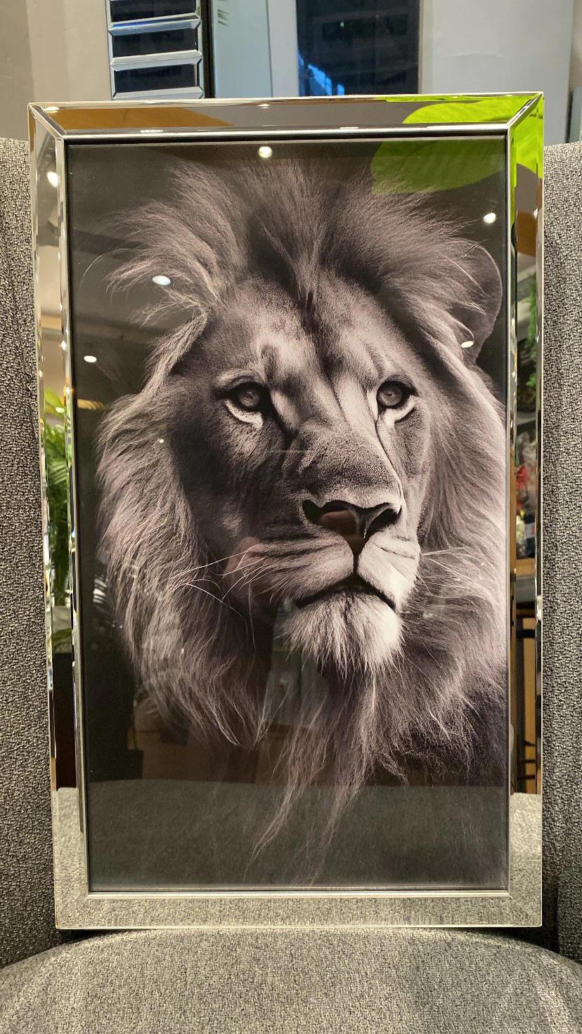 Cuadro marco espejo biselado