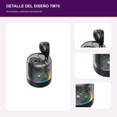 Auriculares Bluetooth TM70 - M@X SERVICIOS E INSUMOS